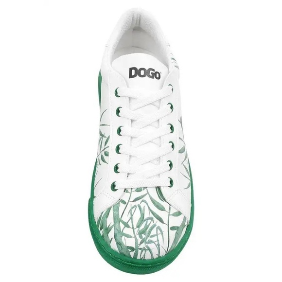 DOGO • Vegan Leather White Sneakers Bamboo Lover Panda Design - Picture 5 of 9